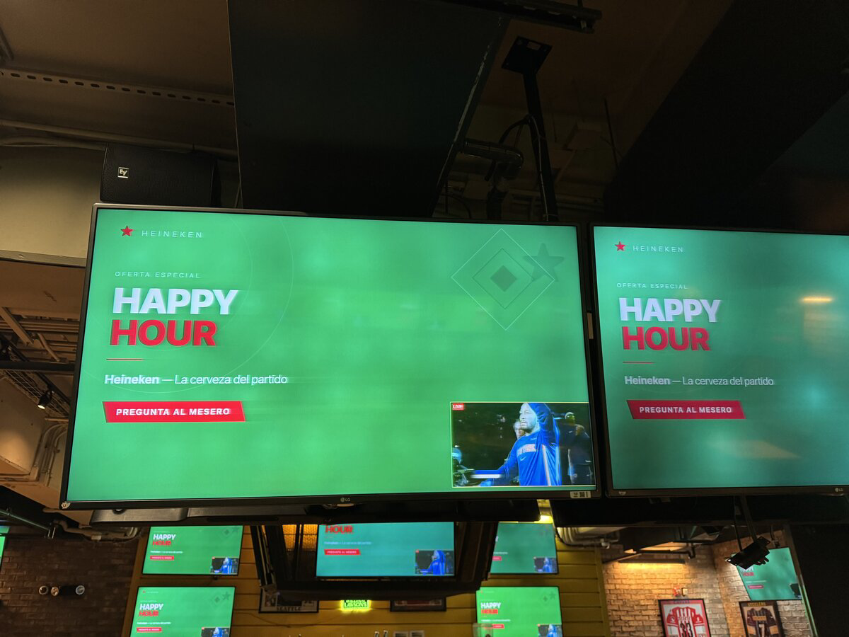 Venue Heineken happy hour